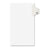 Kleer-Fax, Inc. Index Dividers,"R",Side Tab,1/26 Cut,11"x8-1/2",25/ST,WE