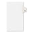 Kleer-Fax, Inc. Index Dividers,"S",Side Tab,1/26 Cut,11"x8-1/2",25/ST,WE