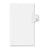 Kleer-Fax, Inc. Index Dividers,"T",Side Tab,1/26 Cut,11"x8-1/2",25/ST,WE