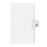Kleer-Fax, Inc. Index Dividers,Number 60,Side Tab,1/25 Cut,Letter,25/ST,WE