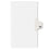 Kleer-Fax, Inc. Index Dividers,Number 80,Side Tab,1/25 Cut,Letter,25/ST,WE