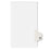 Kleer-Fax, Inc. Index Dividers,Number 83,Side Tab,1/25 Cut,Letter,25/ST,WE