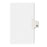 Kleer-Fax, Inc. Index Dividers,Number 18,Side Tab,1/25 Cut,Letter,25/PK,WE