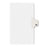 Kleer-Fax, Inc. Index Dividers,Number 40,Side Tab,1/25 Cut,Letter,25/PK,WE
