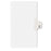 Kleer-Fax, Inc. Index Dividers,Letter E,1/26 Cut,Side Tabs,Letter,25/PK,WE