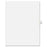 Kleer-Fax, Inc. Index Dividers,Letter L,1/26 Cut,Side Tabs,Letter,25/PK,WE