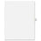 Kleer-Fax, Inc. Index Dividers,Letter M,1/26 Cut,Side Tabs,Letter,25/PK,WE