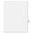 Kleer-Fax, Inc. Index Dividers,Letter R,1/26 Cut,Side Tabs,Letter,25/PK,WE