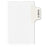 Kleer-Fax, Inc. Index Dividers,"Exhibit K",Side Tabs,1/10 Cut,25/PK,White