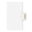 Kleer-Fax, Inc. Index Dividers,"Exhibit O",Side Tabs,1/10 Cut,25/PK,White