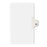 Kleer-Fax, Inc. Index Dividers,Number 62,Side Tab,1/25 Cut,Letter,25/ST,WE