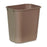 Rubbermaid Commercial Products Rectangular Wastebasket,28-1/8 Qt,14-1/4"x10-1/4"x15",Beige