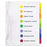Avery Consumer Products Designer Index Dividers, 8-Tab, Multi