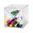 Sparco Products Storage Organizer, X-Cube, 6"x6"x6", Clear