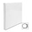 Business Source View Binder, w/ 2 Inside Pockets, 1/2" Capacity, White
