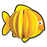 Carson-Dellosa Publishing Pop-Its Fish, 3-D, 6"x6", 3/PK, Yellow