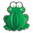 Carson-Dellosa Publishing Pop-Its Frogs 3-D, 6"x6", 3/PK, Green