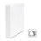 Business Source D-Ring Binder, w/ Pockets, 1-1/2" Capacity, White