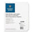Business Source Index Dividers, 3HP, 12-Tab, 25 Sets/BX, White