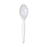 Dixie Foods Teaspoons, Heavy/Medium Weight, 1000/PK, White