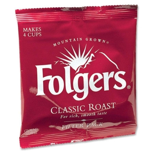 Folgers Coffee Filterpacks, Regular, 9 oz, 160/CT