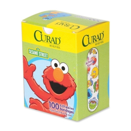 Medline Industries, INC. Sesame Street Bandages, Latex-free, 3/4"x3", 100/BX, WEGN