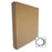 Aurora Products 3-Ring Binder, Recycled, 1", Brown/Kraft