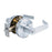 Master Lock Company Entry Lever, Heavy Duty, Keyed Entry w/Bump Stop, Chrome