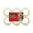 3M Commercial Office Supply Div. Shipping Packing Tape, Commercial Grade, 6/PK, Clear