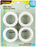 Curtain Grommets 1-9/16" Inner Diameter 8/Pkg-Whit