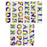 Soft Flex Iron-On Alphabet-Tie Dye