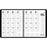 Monthly Planner, 14-Month Dec-Jan, 9"x11", Black