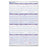 At-A-Glance Yearly Wall Calendar, Jan-Dec, 24"x36", Blue/White