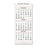 At-A-Glance Wall Calendar, 14 Months Dec-Jan,12-1/4"x27", WE/CE