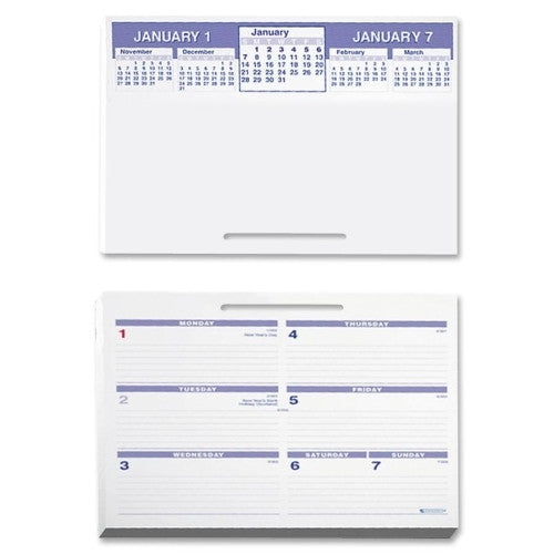 At-A-Glance Weekly Calendar Refill, 12 Months Jan-Dec, 5-5/8"x7" ,WE/CM