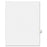 Avery Consumer Products Numeric Divider, "18", Side Tab, 11"x8-1/2", 25/PK, White