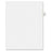 Avery Consumer Products Numeric Divider, "31", Side Tab, 11"x8-1/2", 25/PK, White