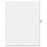 Avery Consumer Products Numeric Divider, "36", Side Tab, 11"x8-1/2", 25/PK, White