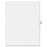 Avery Consumer Products Numeric Divider, "37", Side Tab, 11"x8-1/2", 25/PK, White