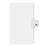 Avery Consumer Products Numeric Divider, "38", Side Tab, 11"x8-1/2", 25/PK, White