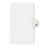 Avery Consumer Products Numeric Divider, "40", Side Tab, 11"x8-1/2", 25/PK, White