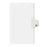 Avery Consumer Products Numeric Divider, "42", Side Tab, 11"x8-1/2", 25/PK, White