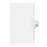 Avery Consumer Products Numeric Divider, "43", Side Tab, 11"x8-1/2", 25/PK, White