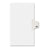 Avery Consumer Products Numeric Divider, "46", Side Tab, 11"x8-1/2", 25/PK, White
