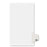 Avery Consumer Products Numeric Divider, "50", Side Tab, 11"x8-1/2", 25/PK, White