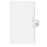 Avery Consumer Products Numeric Divider, "55", Side Tab, 11"x8-1/2", 25/PK, White