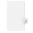 Avery Consumer Products Numeric Divider, "57", Side Tab, 11"x8-1/2", 25/PK, White