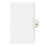 Avery Consumer Products Numeric Divider, "59", Side Tab, 11"x8-1/2", 25/PK, White