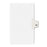 Avery Consumer Products Numeric Divider, "65", Side Tab, 11"x8-1/2", 25/PK, White