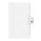 Avery Consumer Products Numeric Divider, "66", Side Tab, 11"x8-1/2", 25/PK, White